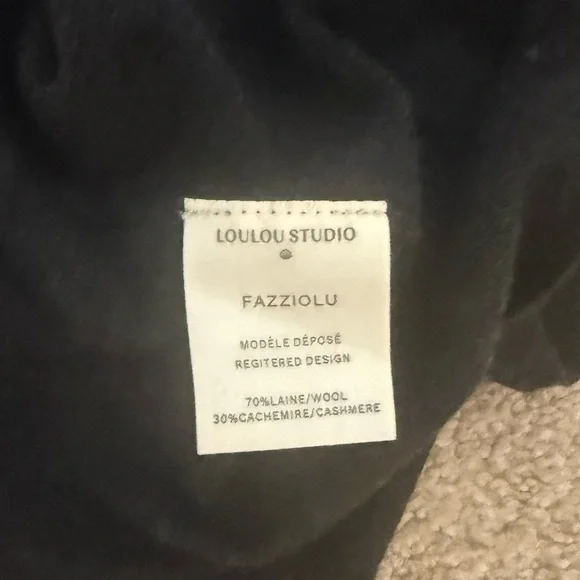 Loulou Studio Fazziolu Top with shoulder pads - Picture 4 of 4